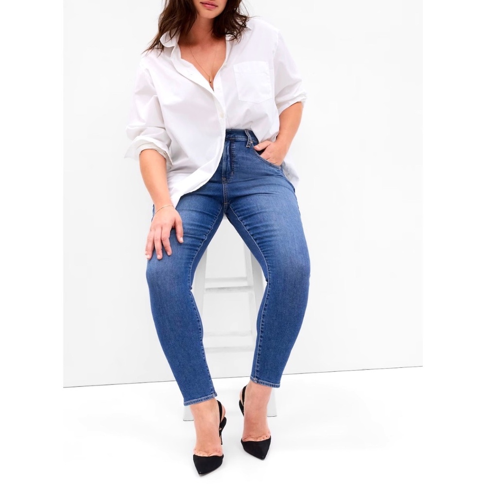 Gap | True Skinny Super High Rise Mid Size Denim Long Jeans